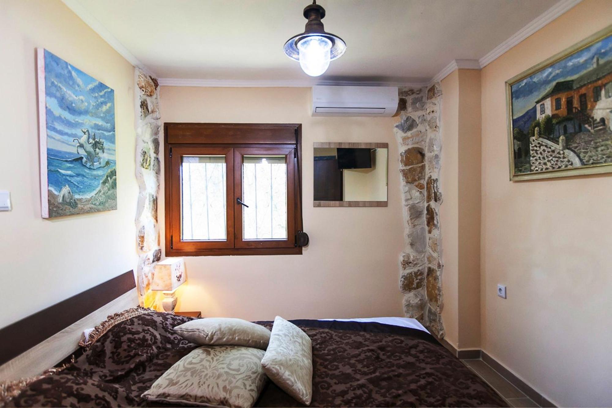 Villa Laskari Sea View เนอามูดาเนีย ภายนอก รูปภาพ