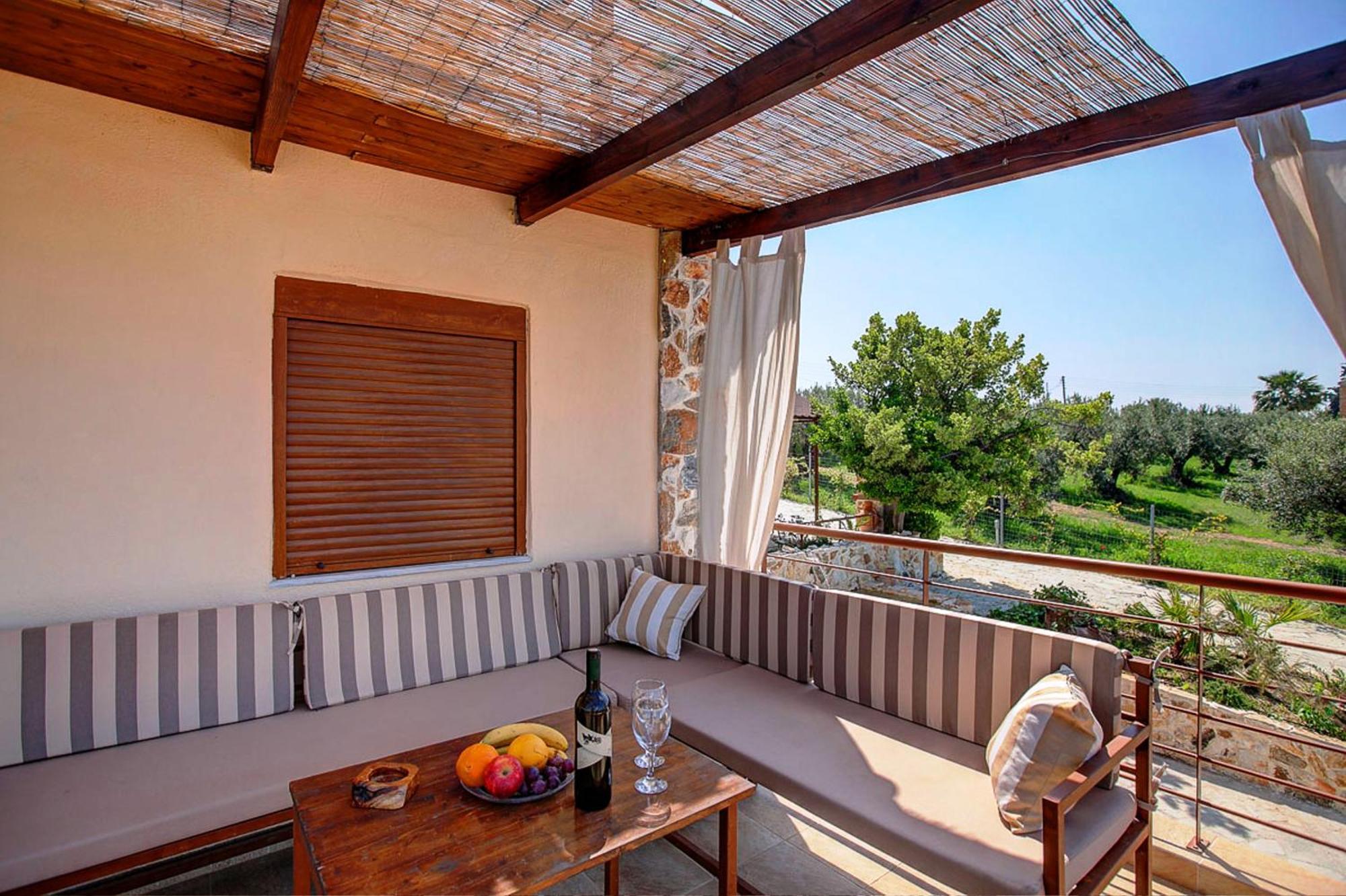 Villa Laskari Sea View เนอามูดาเนีย ภายนอก รูปภาพ