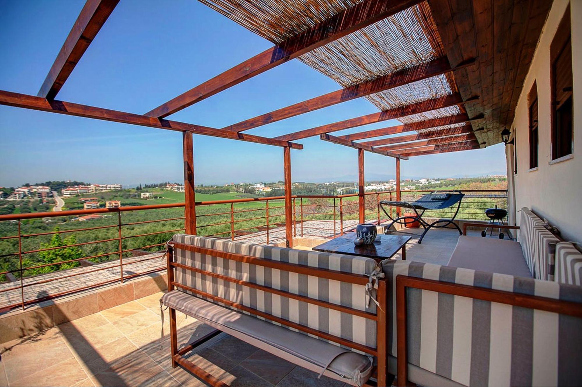 Villa Laskari Sea View เนอามูดาเนีย ภายนอก รูปภาพ